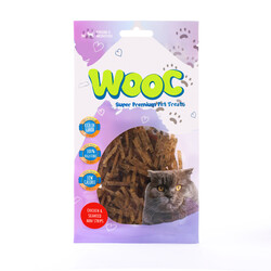 Wooc Chicken Seaweed Mini Strip Tavuk ve Yosun Kedi Ödülü 40 Gr - Wooc