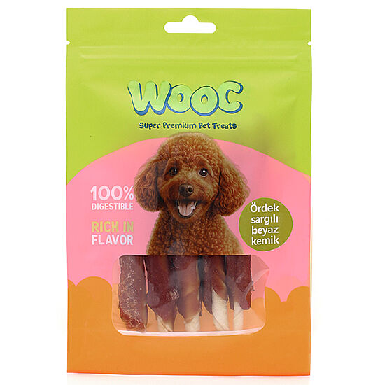 Wooc Duck Bleached Rawhide Stick Ördek Etli Köpek Ödülü 80 Gr x 2 Adet - 2.si %50 İndirimli - 2