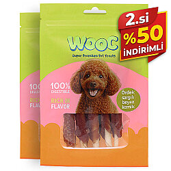 Wooc Duck Bleached Rawhide Stick Ördek Etli Köpek Ödülü 80 Gr x 2 Adet - 2.si %50 İndirimli - Wooc