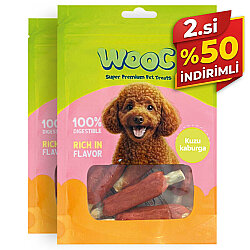 Wooc Kuzu Kaburga Köpek Ödülü 75 Gr x 2 Adet - 2.si %50 İndirimli - Wooc