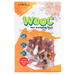 Wooc - Wooc Lamb Starch Bone Kemik Sargı Köpek Ödülü 80 Gr
