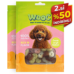Wooc Ördek Sargılı Bisküvi Köpek Ödülü 75 Gr x 2 Adet - 2.si %50 İndirimli - Wooc