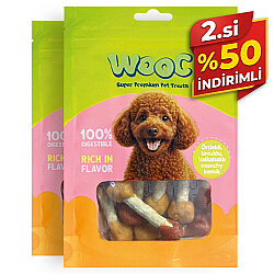 Wooc Ördekli Tavuklu ve Balkabaklı Köpek Ödülü 75 Gr x 2 Adet - 2.si %50 İndirimli - Wooc