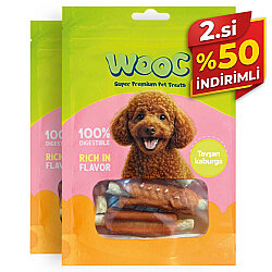 Wooc Tavşan Kaburga Köpek Ödülü 75 Gr x 2 Adet - 2.si %50 İndirimli - Wooc
