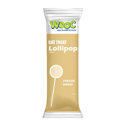 Wooc - Wooc Tavuk Aromalı Dondurularak Kurutulmuş Kedi Ödülü Lolipop 1.4 Gr