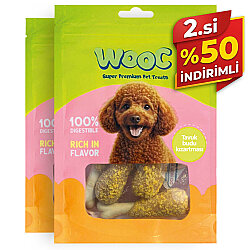 Wooc Tavuk Budu Kızartması Köpek Ödülü 75 Gr x 2 Adet - 2.si %50 İndirimli - Wooc