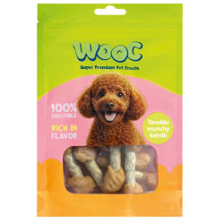 Wooc Tavuk Etli Munchy Kemik Köpek Ödülü 75 Gr x 2 Adet - 2.si %50 İndirimli - 2