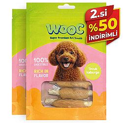 Wooc Tavuk Kaburga Köpek Ödülü 75 Gr x 2 Adet - 2.si %50 İndirimli - Wooc