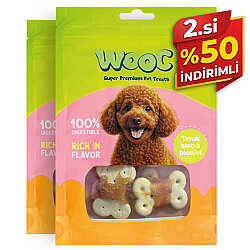 Wooc Tavuk Sargılı Bisküvi Köpek Ödülü 75 Gr x 2 Adet - 2.si %50 İndirimli - Wooc