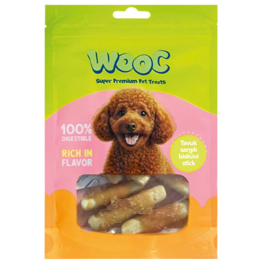 Wooc Tavuk Sargılı Bisküvi Stick Köpek Ödülü 75 Gr x 2 Adet - 2.si %50 İndirimli - 2