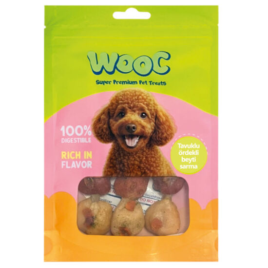 Wooc Tavuk ve Ördekli Beyti Sarma Köpek Ödülü 75 Gr x 2 Adet - 2.si %50 İndirimli - 2