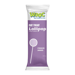 Wooc - Wooc Tavuk Yaban Mersini Aromalı Dondurularak Kurutulmuş Kedi Ödülü Lolipop 1.4 Gr