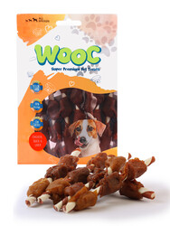 Wooc Tavuk,Ciğer ve Ördek Etli Stick Burgu Köpek Ödülü 80 Gr - Thumbnail