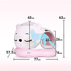 WooHuloo Pro Otomatik Kedi Tuvaleti - Barbie Pink - 2