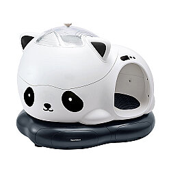 WooHuloo Pro Otomatik Kedi Tuvaleti - Panda - WooHuloo