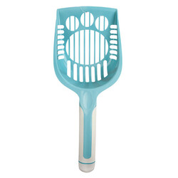 Yingte - Yingte Plastik Kedi Kum Küreği Turkuaz/Beyaz