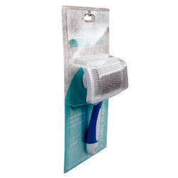 Yingte Sustalı Tel Uç Tarak Mavi Medium 17 x 10,5 Cm - Thumbnail