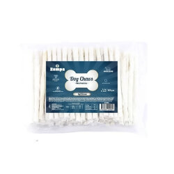 Zampa Beyaz Burgu Çubuk Kemik Köpek Ödülü 100lü 5 Gr - Zampa