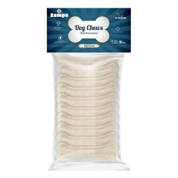 Zampa Beyaz Press Kemik Köpek Ödülü 10lu 20-25 Gr - Zampa