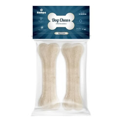 Zampa Beyaz Press Kemik Köpek Ödülü 2li 85-90 Gr - Zampa