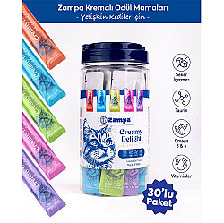 Zampa Creamy Delight Kedi Krema Ödül Maması 30 lu Paket (16 Gr x 30 Adet) - 3