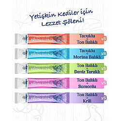 Zampa Creamy Delight Kedi Krema Ödül Maması 30 lu Paket (16 Gr x 30 Adet) - 4