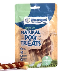 Zampa Kuzu Parçacıklı Muchy Çubuk Köpek Ödülü 75 Gr - Zampa