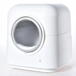 Zampa Otomatik Temizleme Akıllı Kedi Tuvaleti 54x54x59 Cm - Zampa