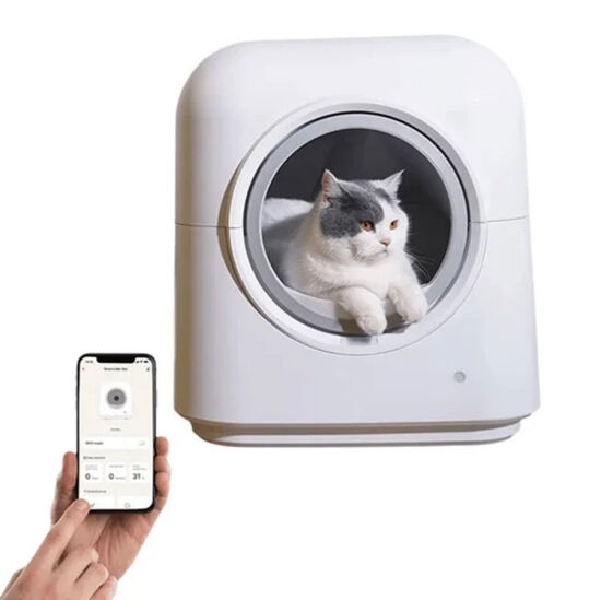 Zampa Otomatik Temizleme Akıllı Kedi Tuvaleti 54x54x59 Cm - 3