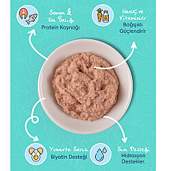 Zampa Puding Somon ve Ton Balıklı Kedi Ödülü 80 Gr - 2