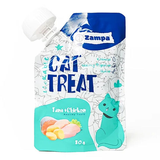 Zampa Puding Tavuk Etli ve Ton Balıklı Kedi Ödülü 80 Gr - 1