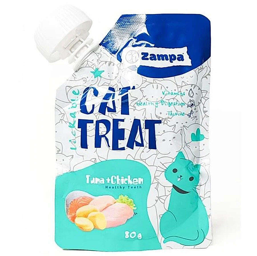 Zampa Puding Tavuk Etli ve Ton Balıklı Kedi Ödülü 80 Gr