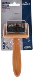 Zampa - Zampa ZT0111 Ahşap Kedi ve Köpek Fırçası Small 14 x 7 Cm