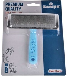 Zampa - Zampa ZT0845 İnce Telli Kedi ve Köpek Fırçası Large 14 x 11.5 Cm Mavi