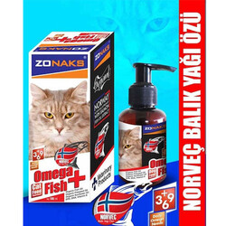 Zonaks - Zonaks Cat Omega Fish Kediler İçin Balık Yağı 100 ML