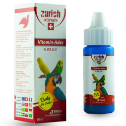 Zurich - Zurich Vitamin - Adec Vitamin ve Mineral Kuş Katkısı 30 ML