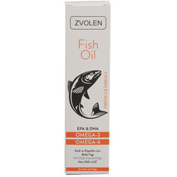 Zvolen - Zvolen Fish Oil Omega 3-6 Kedi ve Köpekler için Balık Yağı 200 ML